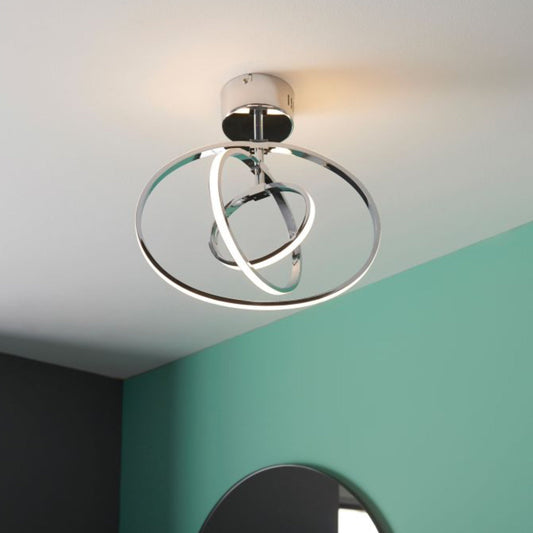 Radiant Chrome Ceiling Light