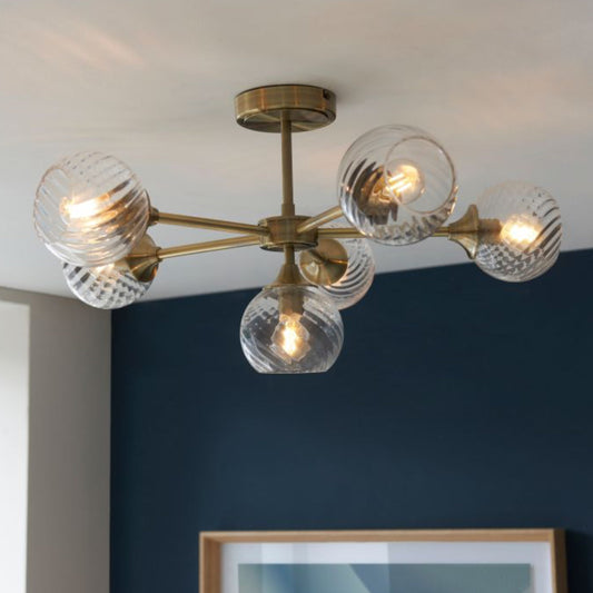 Noble Manor Brass Ceiling light