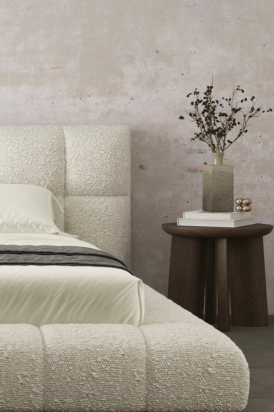 Audrey Divan Storage Bed with Segmented Upholstered Headboard